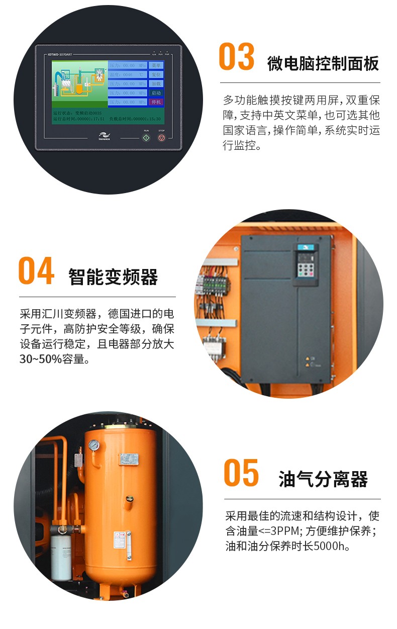 超能永磁雙級螺桿空壓機